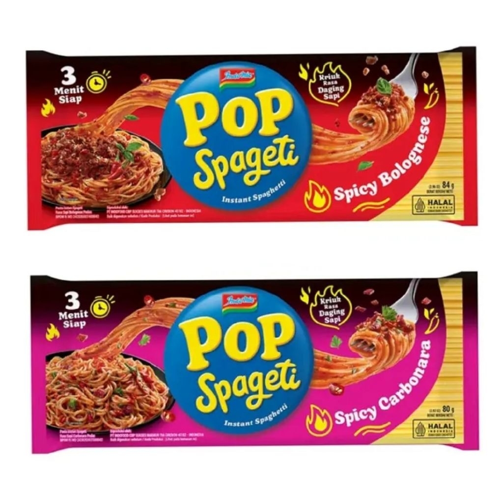 

Indomie pop spageti 80gr