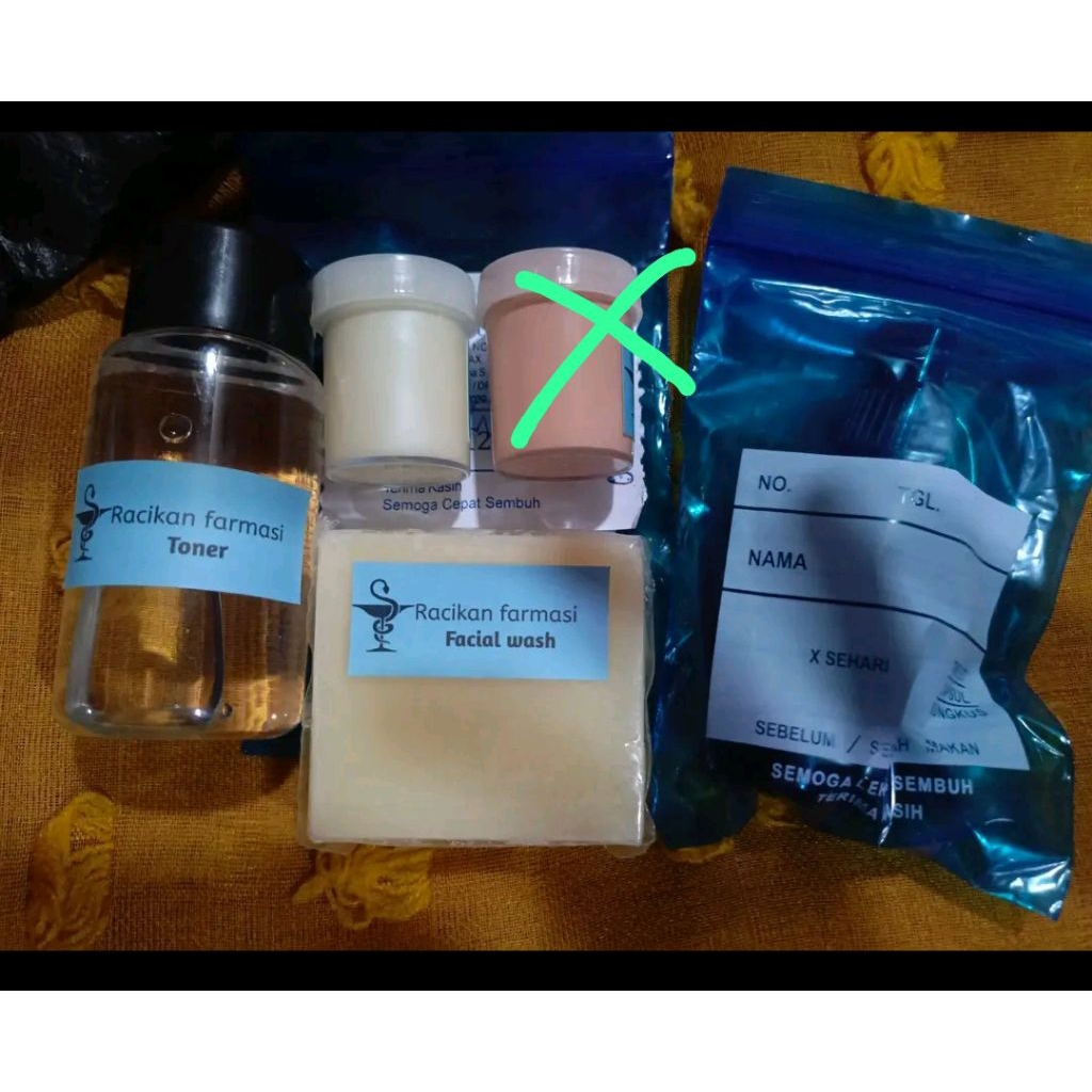 cream serum sabun dan toner