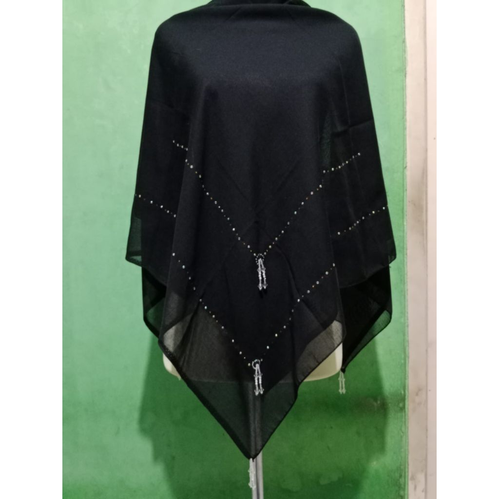 hijab segiempat payet swaroski