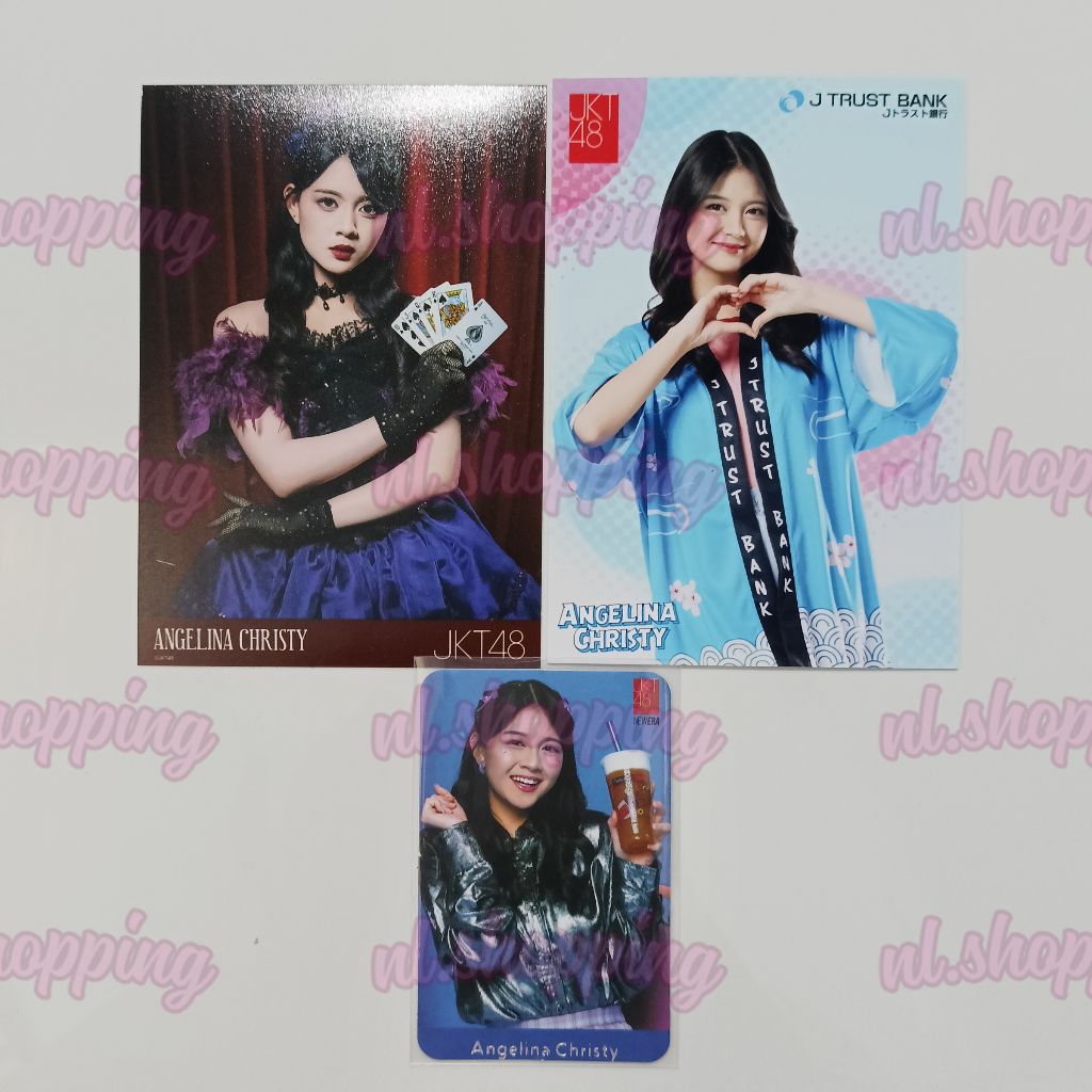 Bundling Photopack Christy JKT48 Raja Hati All In Tour 2025; Photopack Christy Jtrust Bank & Photoca