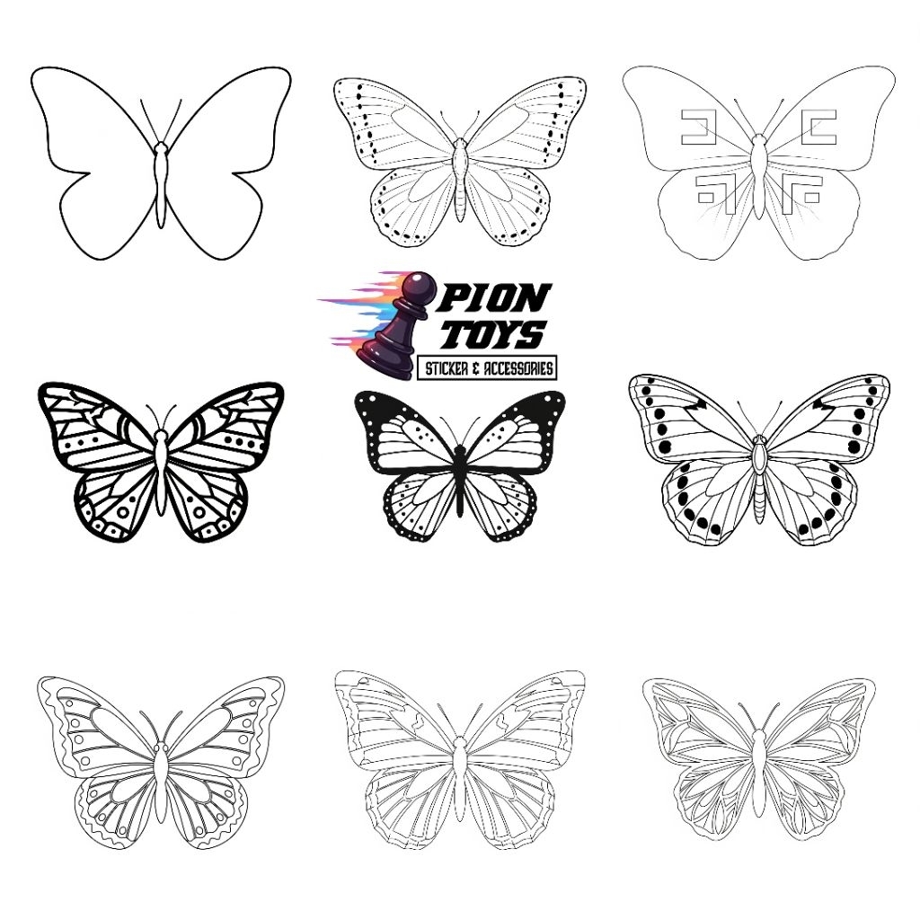 

PolaKolase Kupu-kupu Prakarya Anak Tugas Sekolah Kolase Ukuran A4