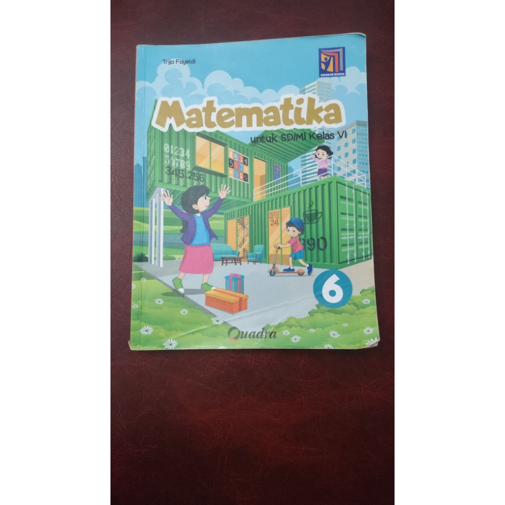 BUKU MATEMATIKA KELAS 6 SD QUADRA KURIKULUM MERDEKA PRELOVED