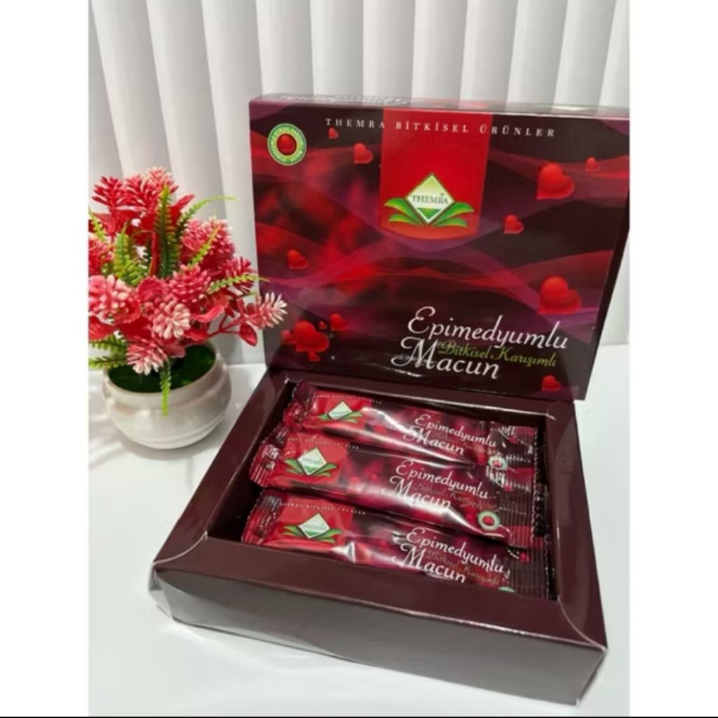 

epimedyumlu macun turki/madu cinta 1 box isi 12pcs