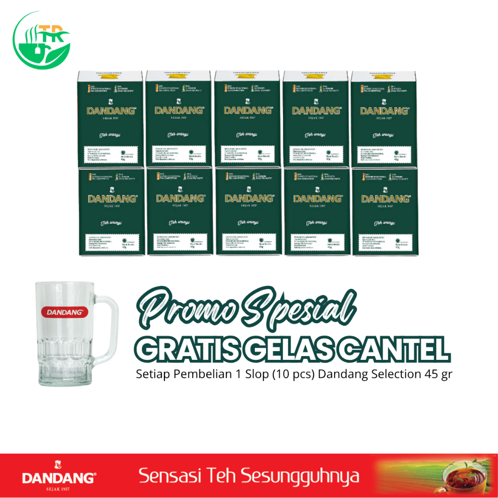 

Teh Dandang Wangi Selection 45gr / 1 Slop Isi 10 PCS (Free Gelas Cantel)