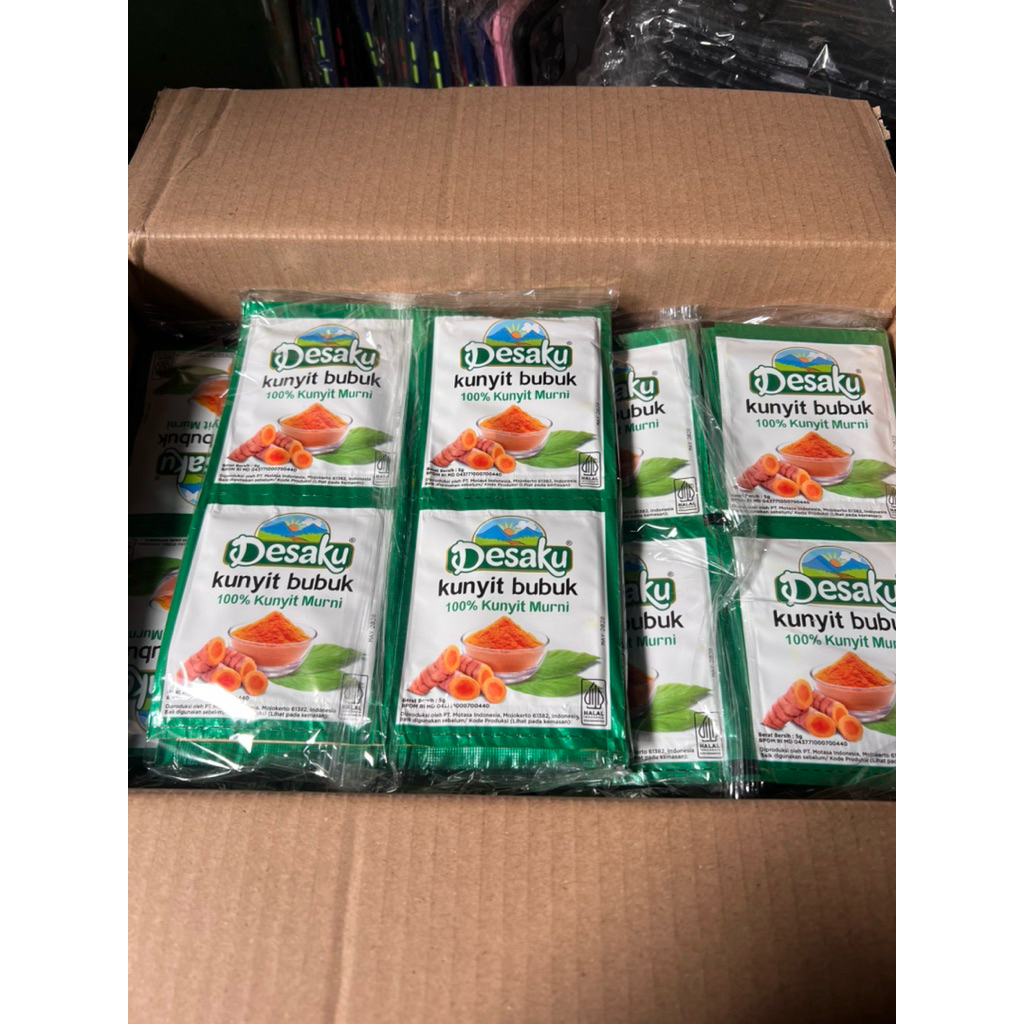 

Desaku Kunyit Bubuk 10 dan 20 bungkus