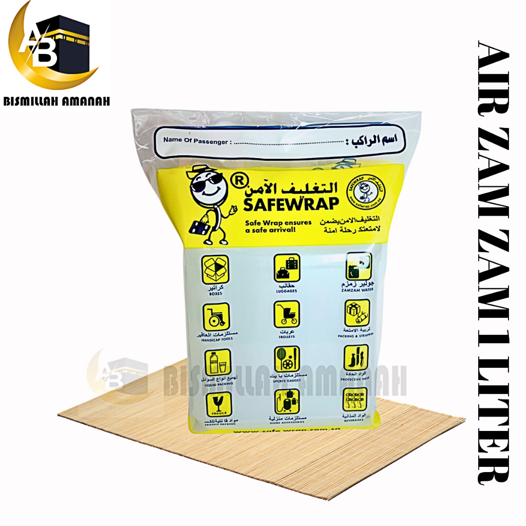 Air Zamzam 1 Liter Air Zamzam Asli 100% / Air Zamzam Asli 100%