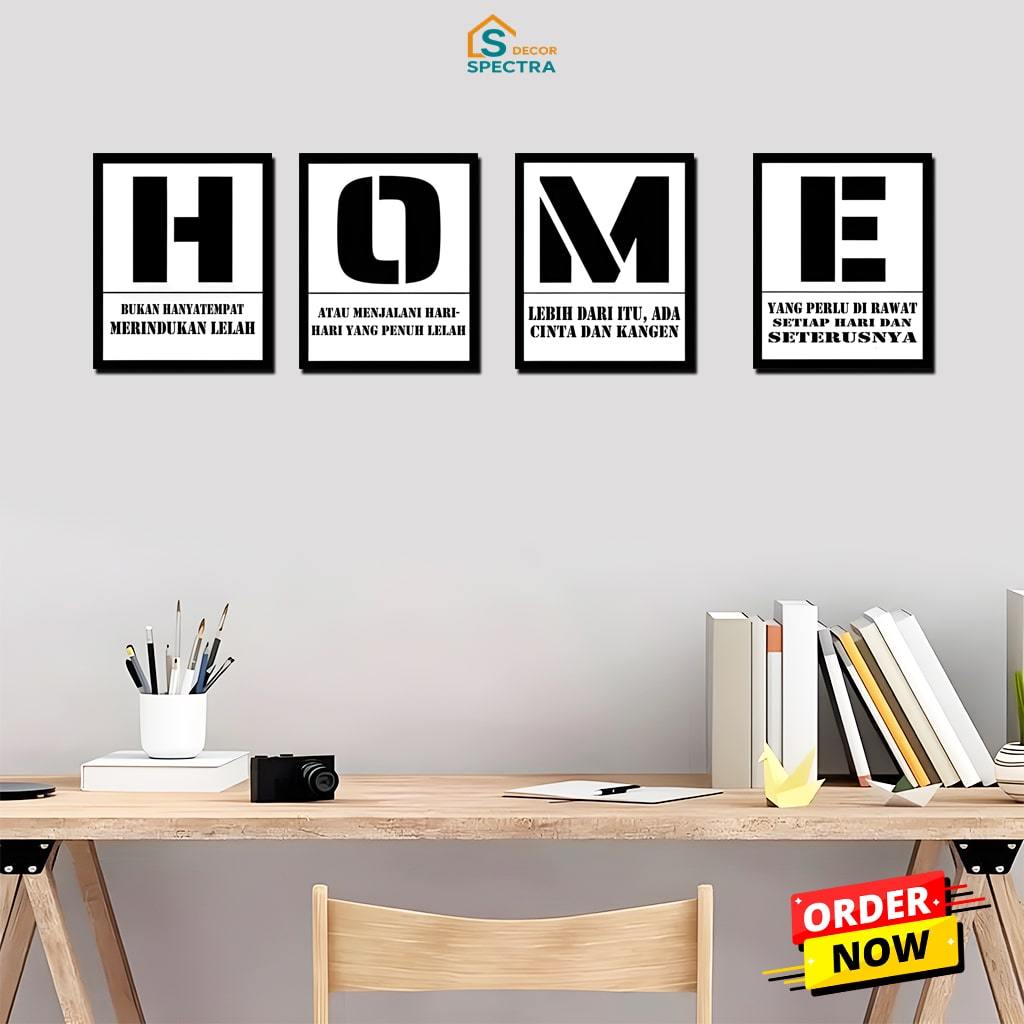 SPECTRA- Hiasan Dinding Kata Kata Motivasi Satu Set V2