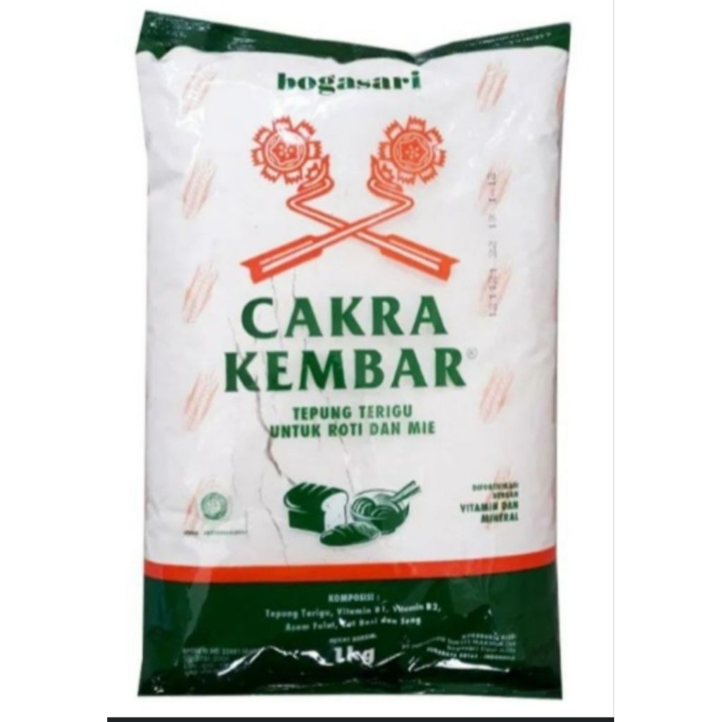 

Tepung Terigu Cakra Kembar 1 kg