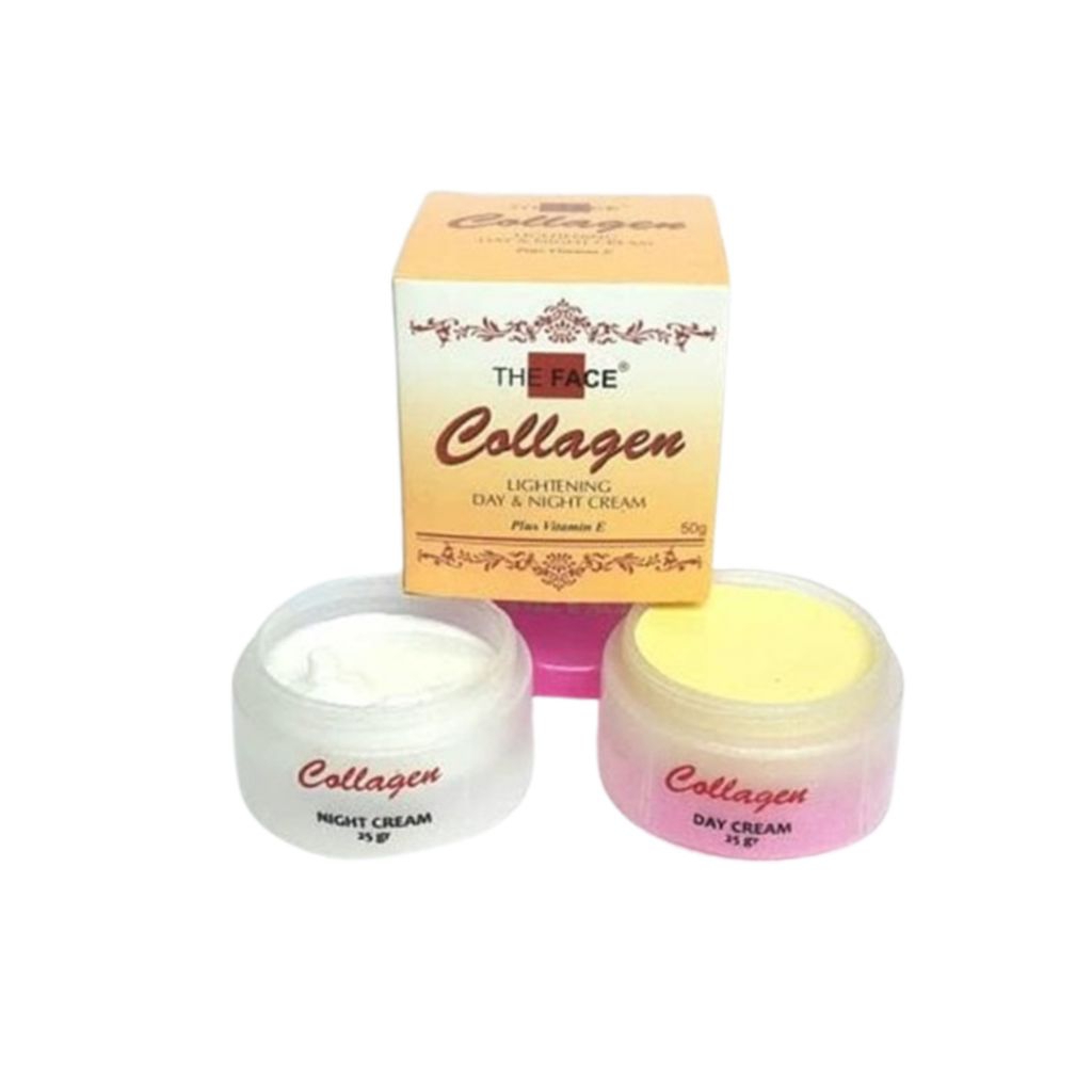 BEDAK CREAM COLLAGEN KRIM SIANG MALAM
