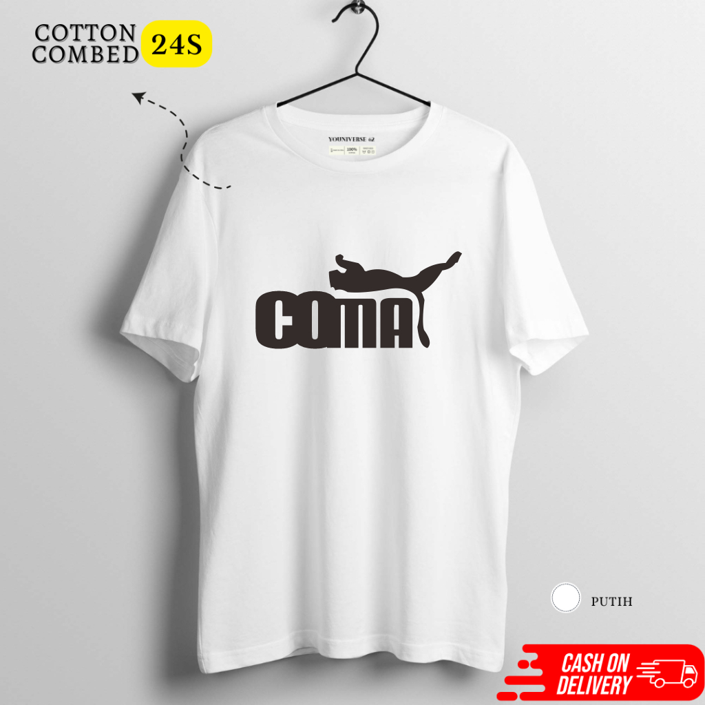 PROMO KAOS PLESETAN LOGO PUMA LOGO LUCU / Kaos Plesetan Lucu Logo PUMA