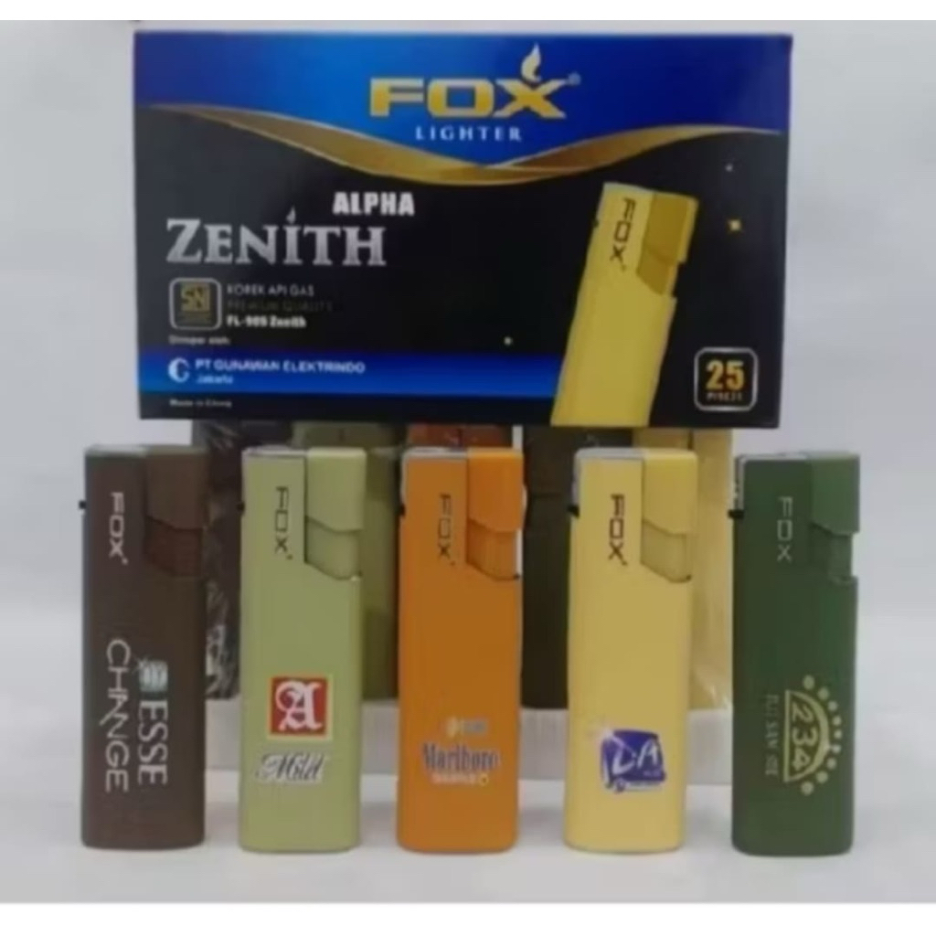korek api bara fox zenith alpha