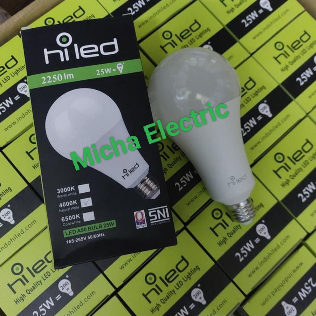 HILED LED Buld 3w 5w 7w 9w 13w 15w 18w 25w E27/ Lampu Bohlam LED 3w 5w 7w 9w 13w 15w 18w 25w E27