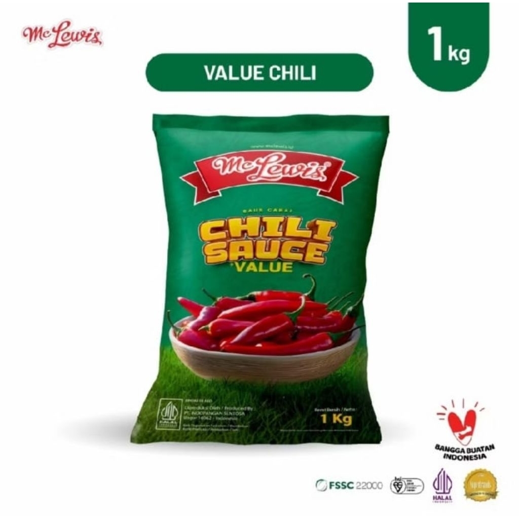 

Mc Lewis Value Chili Sauce Saus Sambal 1 Kg