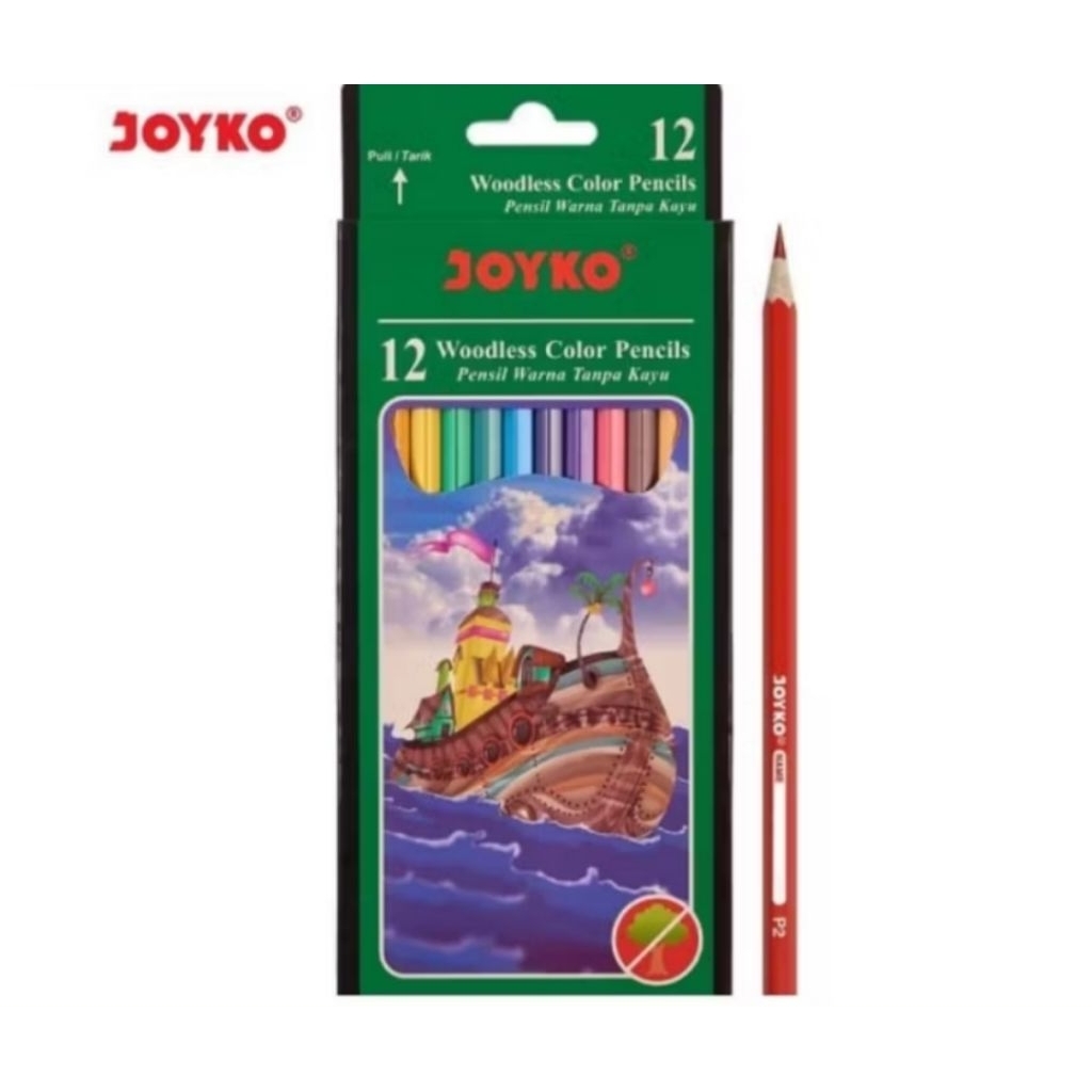

JOYKO PENSIL 12 WARNA PANJANG