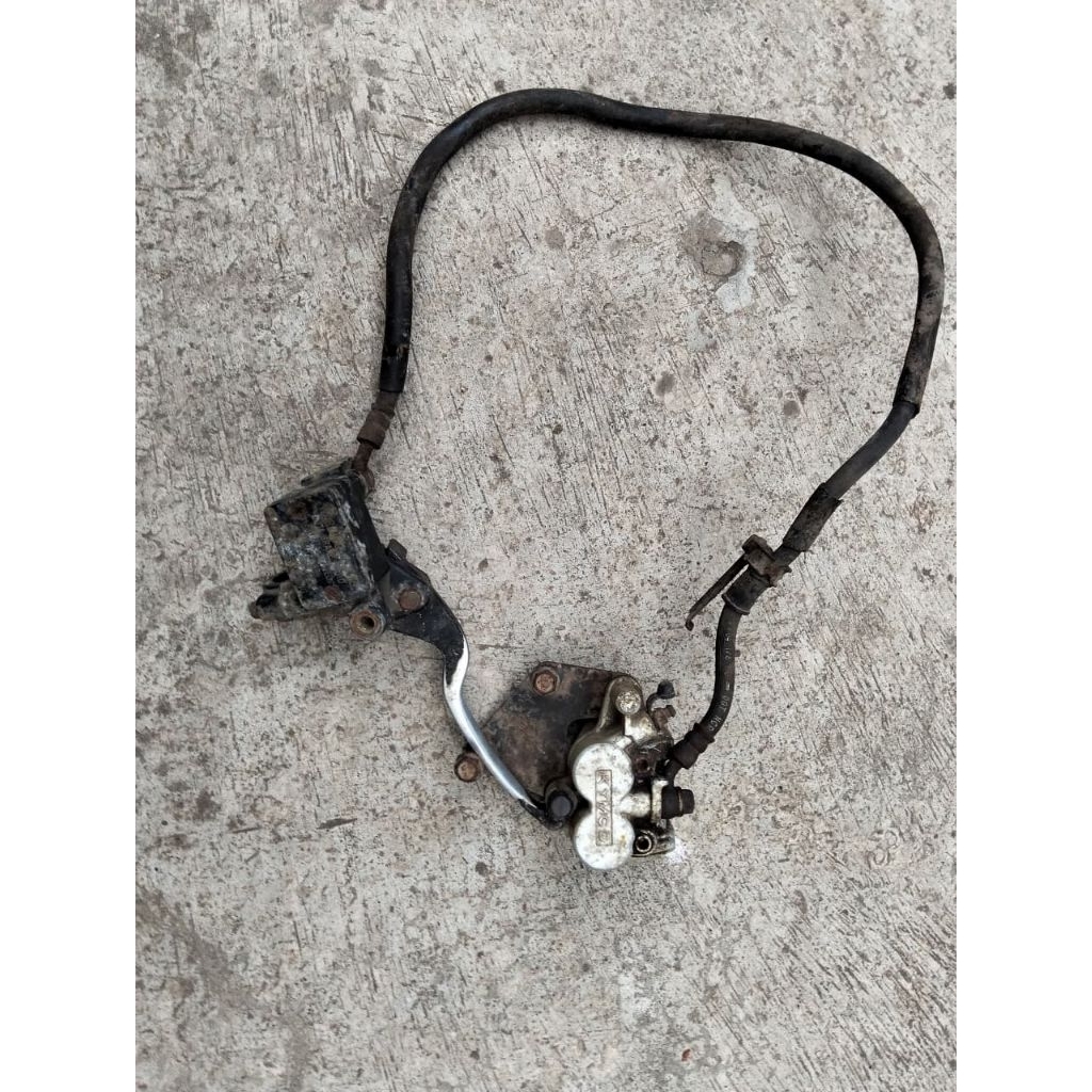 Rem depan set kymco jet matic/easy/kaliper kiri original copotan