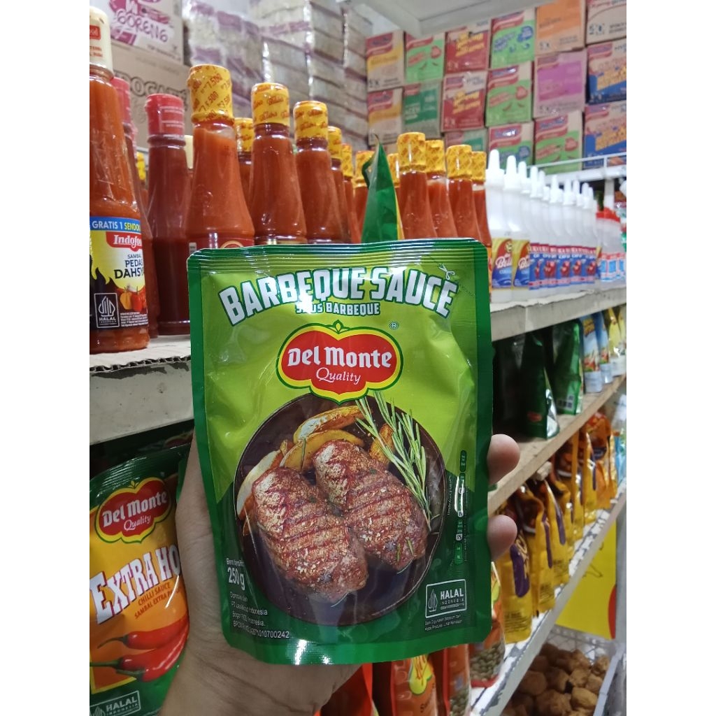 

SAUS BARBEQUE DEL MONTE 250 gram BARBEQUE SAUCE BISA COD