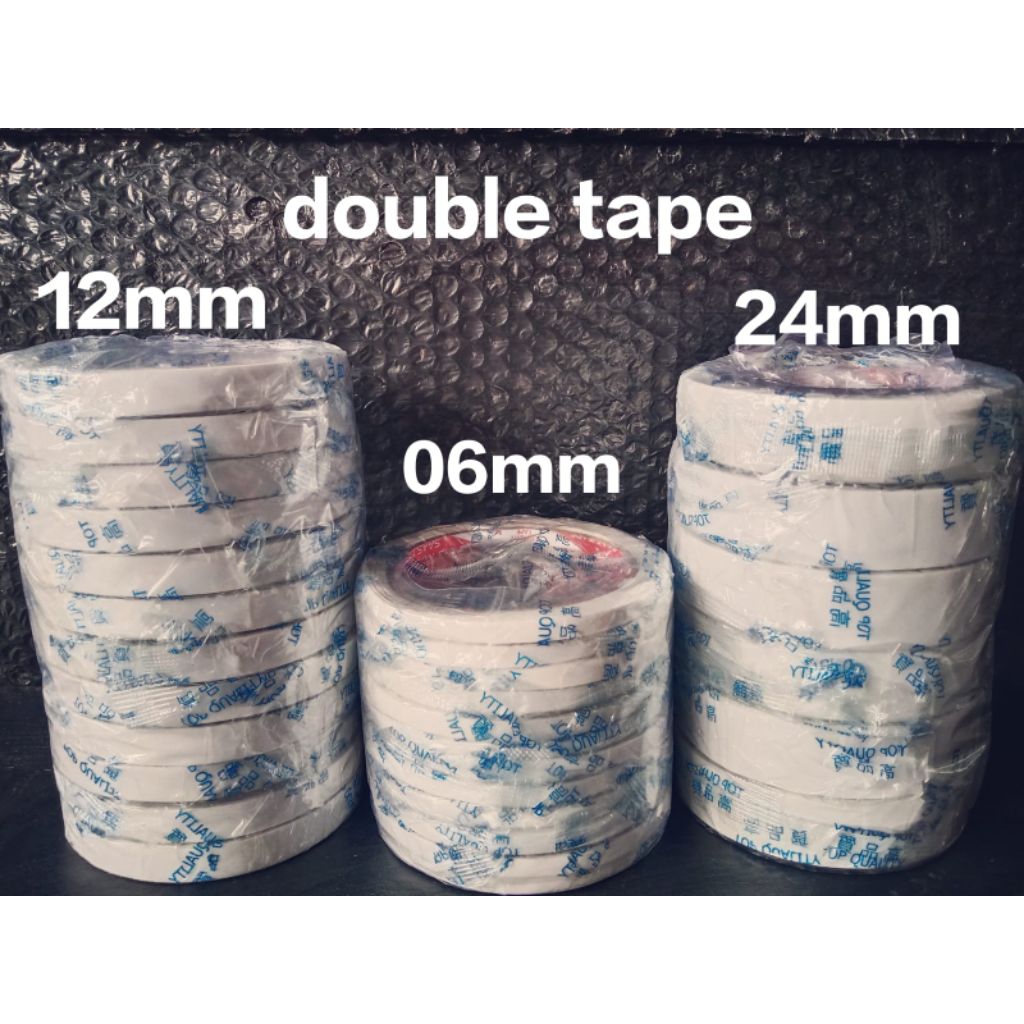 

Double tape isolasi bolak-balik putih