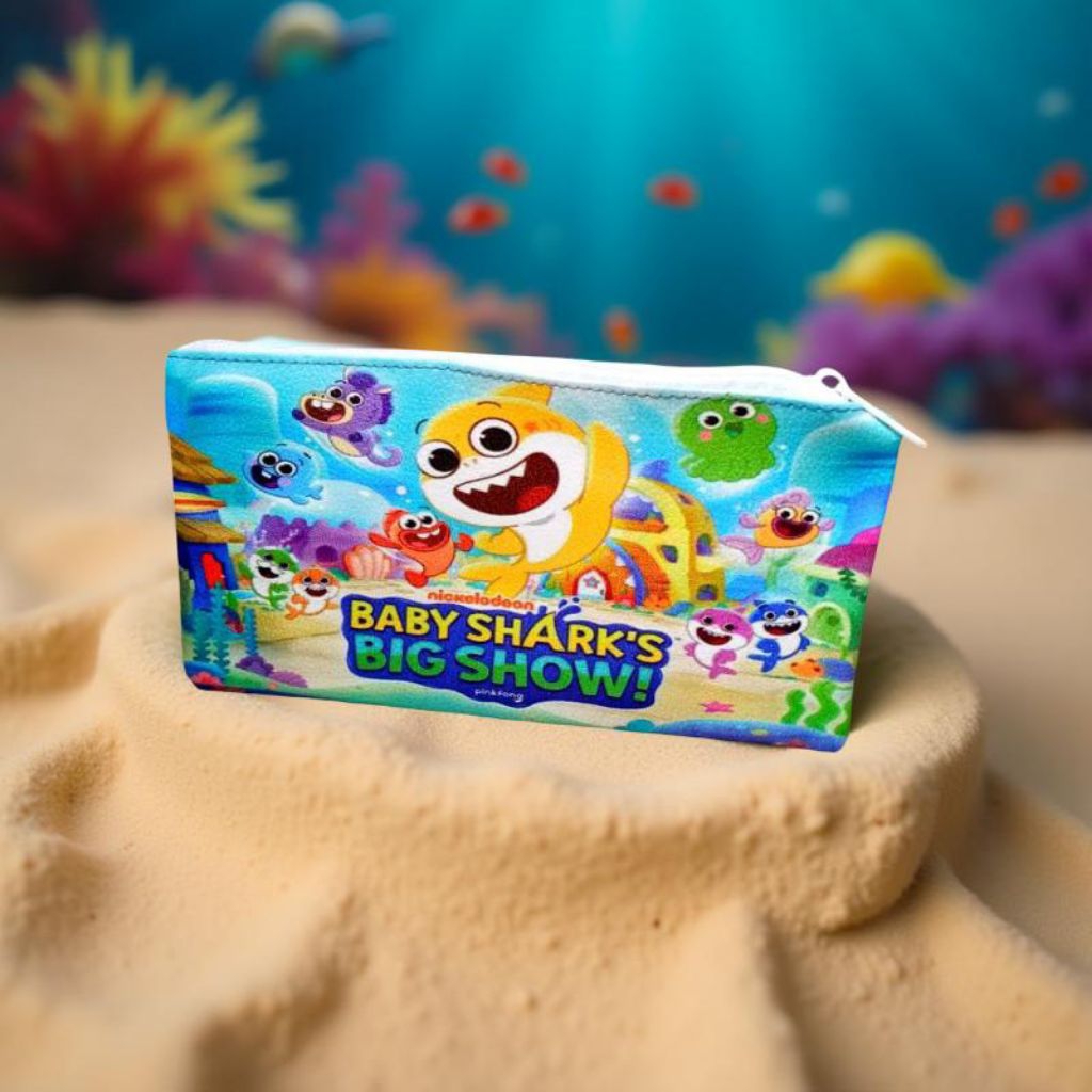 

tempat pensil unik murmer karakter baby shark