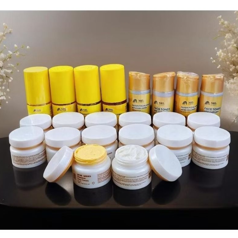ECERAN NRL KEMASAN BARU, CREAM NRL EKONOMIS, CREAM MALAM, CREAM SIANG, TONER BPOM & SABUN WAJAH BPOM