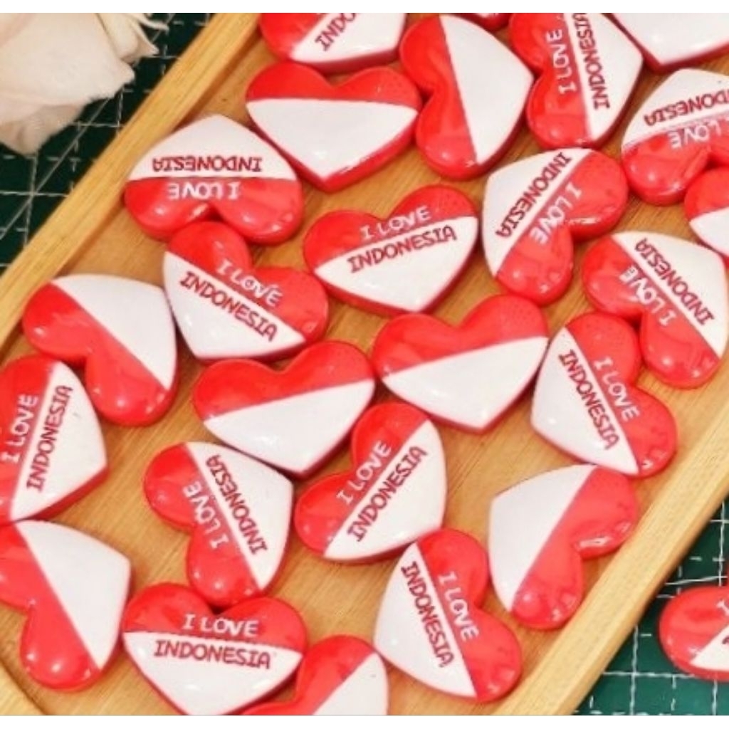 

Catanova Butter Cookie Kukis Hias Tema Merah Putih Kemerdekaan 17 Agustus