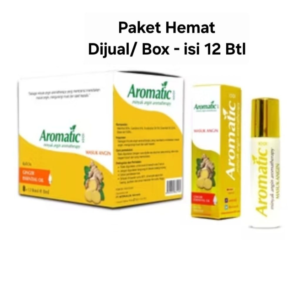 Minyak Angin Aromatik 1001 (Paket Hemat 1 box isi 12 Btl)