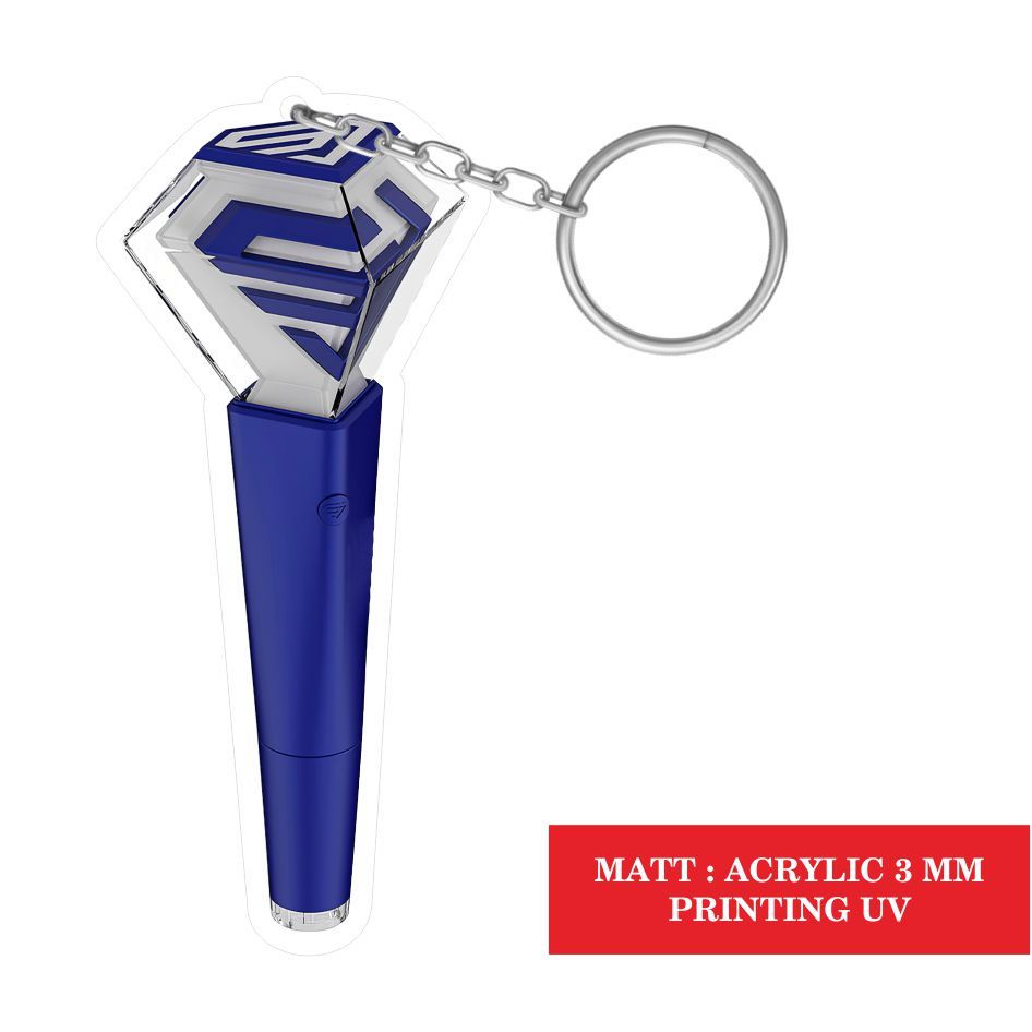 Gantungan Kunci Fanlight Special Edition Super Junior Suju Supejunior Lighstick Akrilik