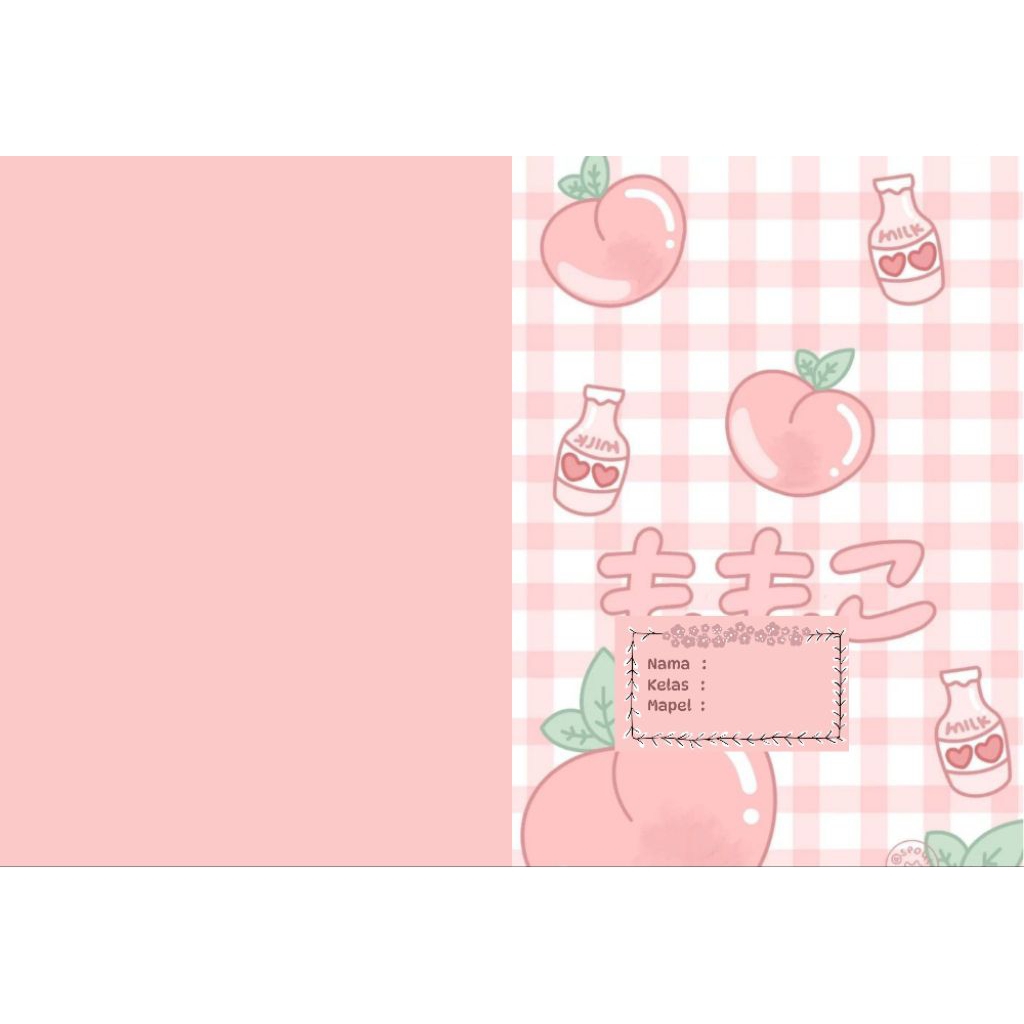 

Sampul Buku Aesthetic Peach (isi 10pcs)