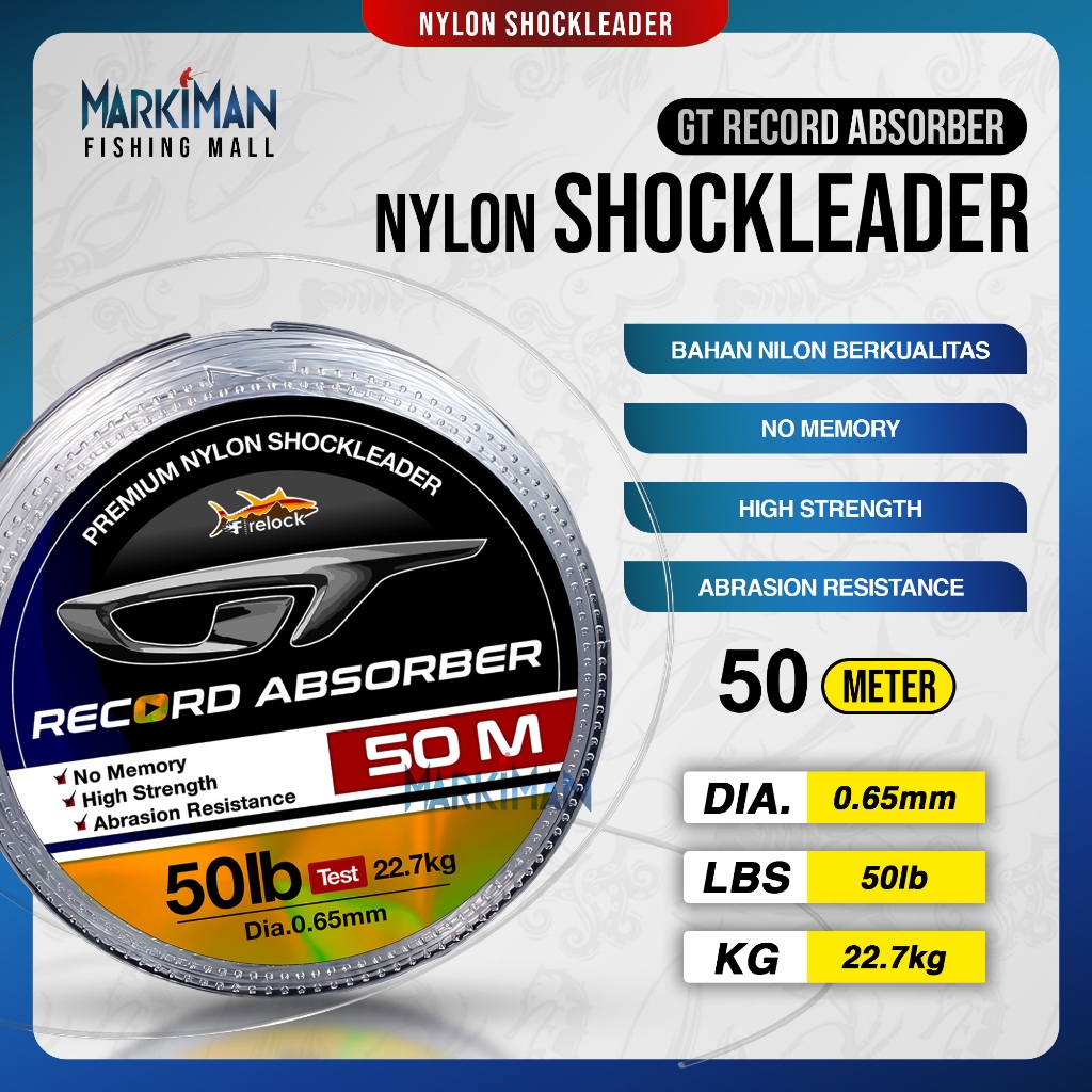 SENAR LEADER FIRELOCK ECER 10 METER SENAR PANCING SHOCK LEADER RECORD ECER 10 METER ABSORBER | PRENI