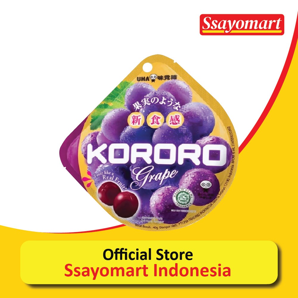 

UHA Kororo Permen Korea 40gr