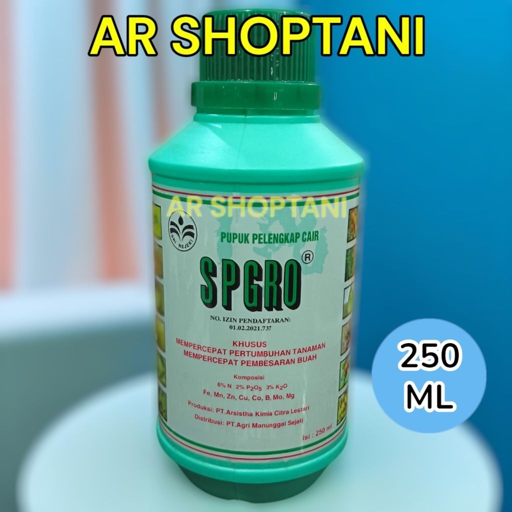 pupuk SPGRO HIJAU 250ml pupuk pelengkap cair