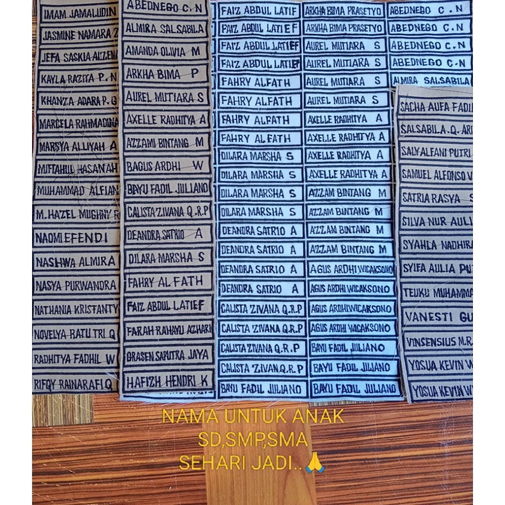

nama siswa/name tek
