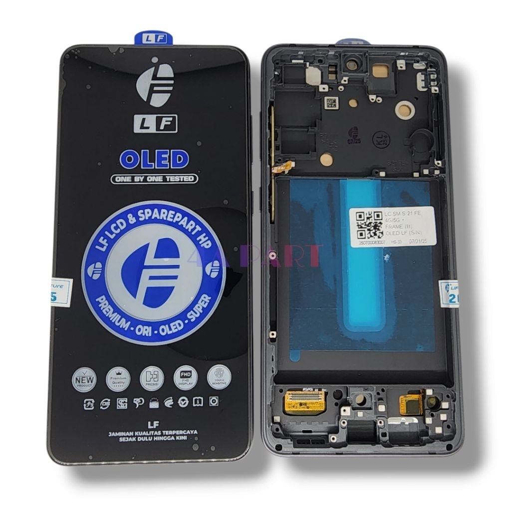 LCD SAMSUNG S21 FE +FRAME OLED / SAM S21 FE FULLSET
