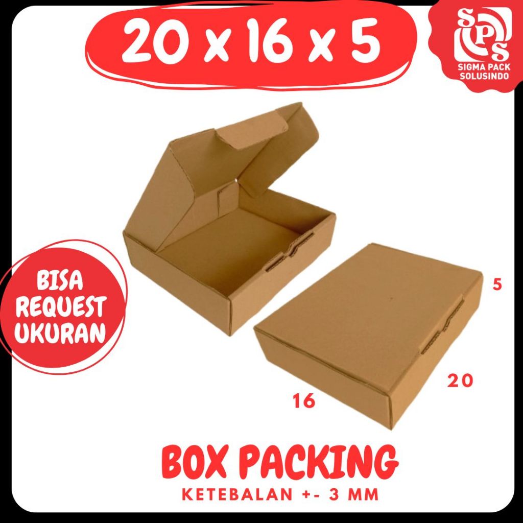 

Kardus 20x16x5 LD Box Packing Hampers Kotak Kemasan Packing Dus Baju Handuk Parfum Zigma Box