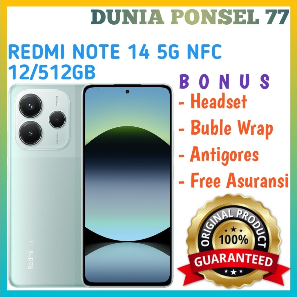 XIAOMI REDMI NOTE 14 5G 12/512GB | XIAOMI REDMI NOTE 14 5G 8/256GB