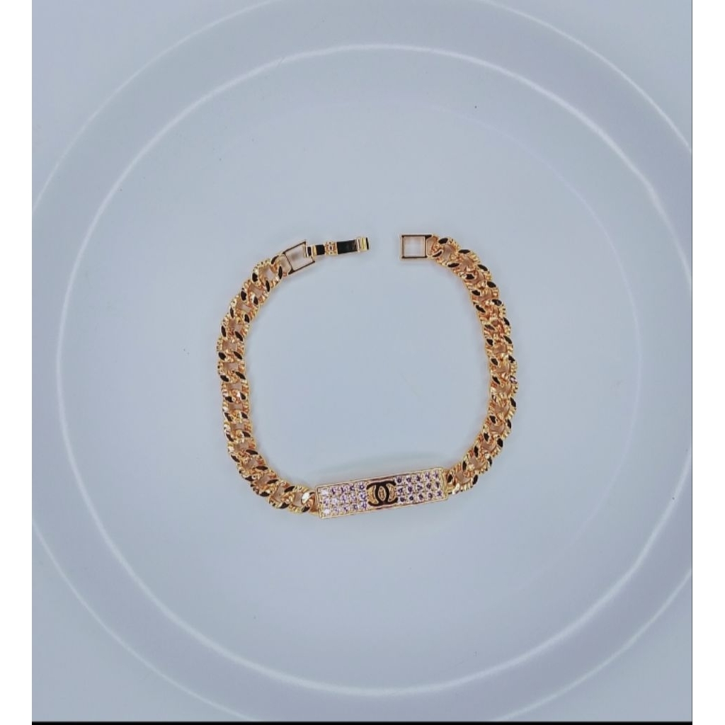 Gelang Tangan Rantai Dewasa / Gelang Fashion / Gelang Emas Imitasi