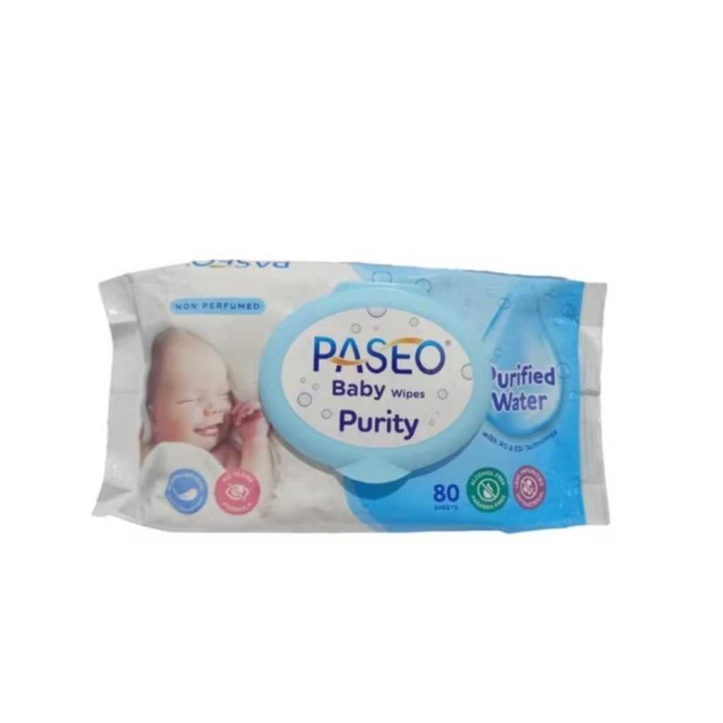 PASEO BABY WIPES PURIFIED WATER