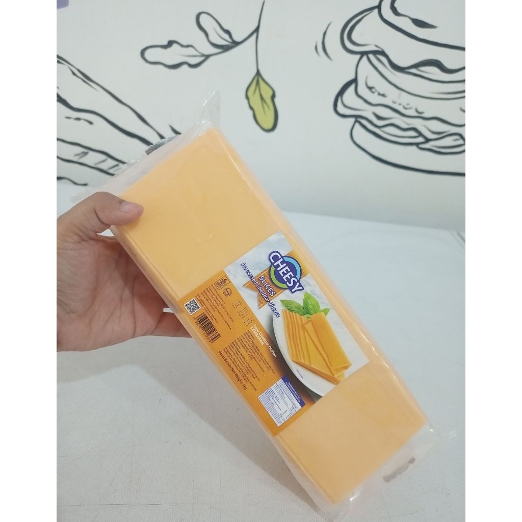 

CHEESY SLICE RED Cheese slice color 1 Kg