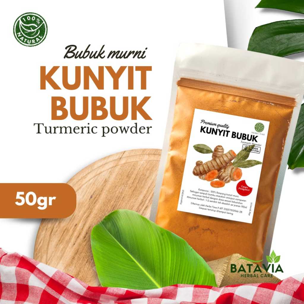 

Kunyit Bubuk Murni Organik Herbal Kunyit Premium