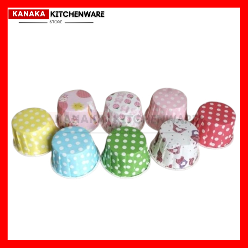 [ISI 100 PCS] CURLING CC UKURAN KECIL-BESAR / CUP CAKE CASES CURLING / CUP MUFFIN / KERTAS BOLU KUKU