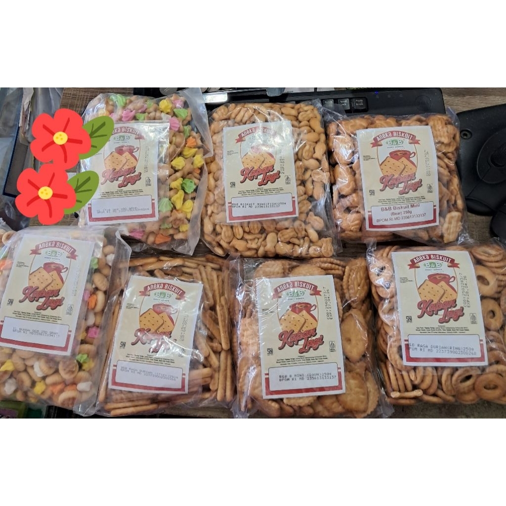 

Aneka Biskuit Karakter &varian rasa @250g/ 1Pack