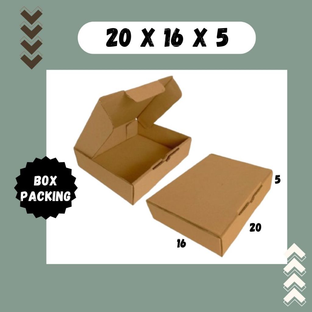 

Kardus 20x16x5 LD Box Packing Hampers Kotak Kemasan Packing Dus Baju Handuk Parfum Agen Kertas KFC