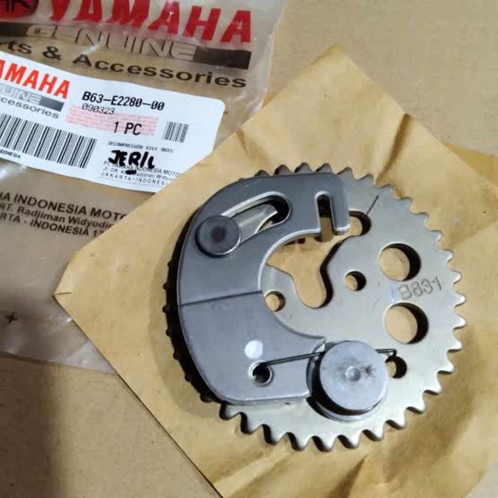 B63-E2280-00 DECOMPRESSION GIGI SENTRIK AEROX OLD LEXI 125 ORIGINAL YAMAHA