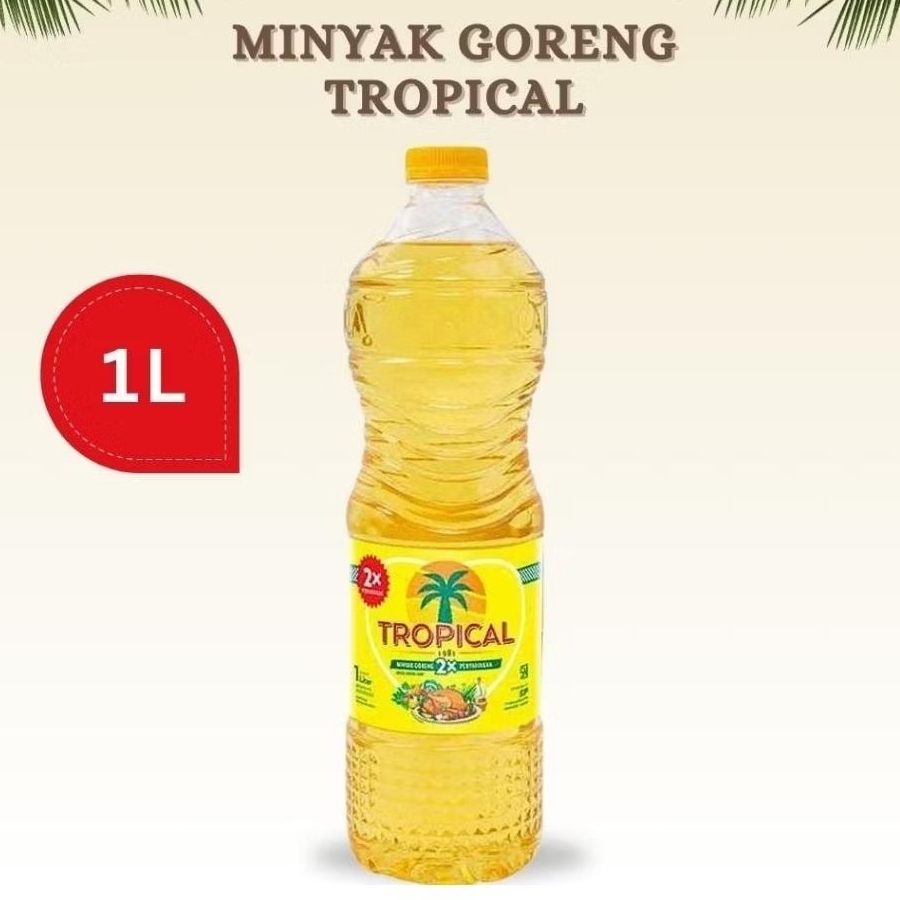 

Trobot Tropical Botol 1 Liter Full Minyak Goreng Premium PT. BKP Expired Panjang