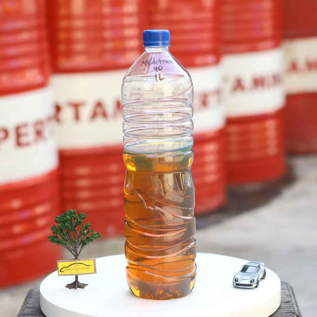 REPACK 1 Liter Pertamina Meditran 40 Drum API CD Oli Mobil Mesin Diesel Pelumas Original