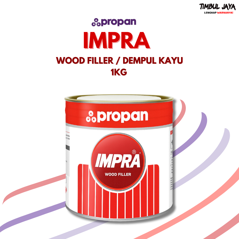 Wood Filler Impra Jati 1KG - wood filler kayu jati - wood filler jati - wood filer impra