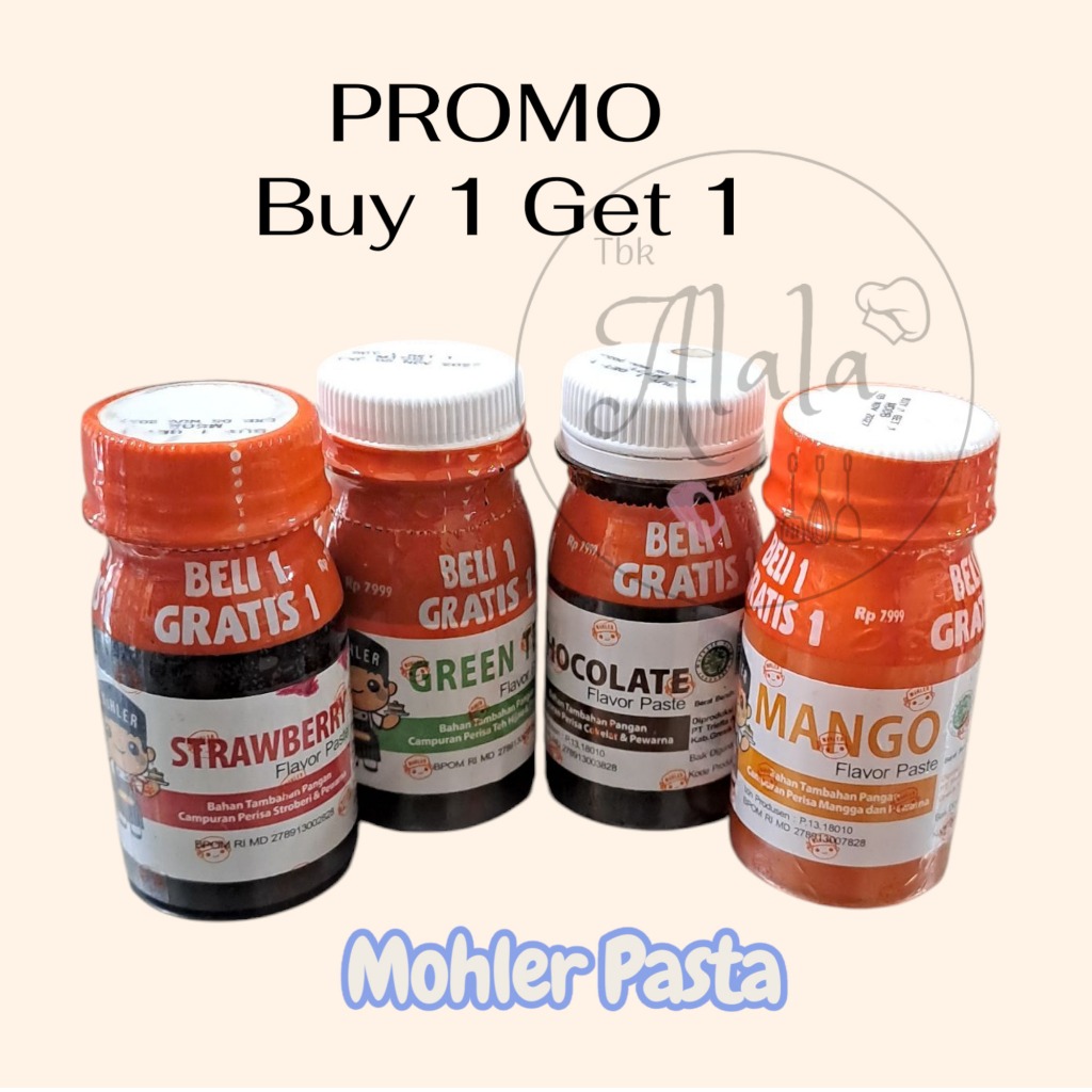 

Promo Mohler Flavor Paste 60gr/Perasa_dan_warna
