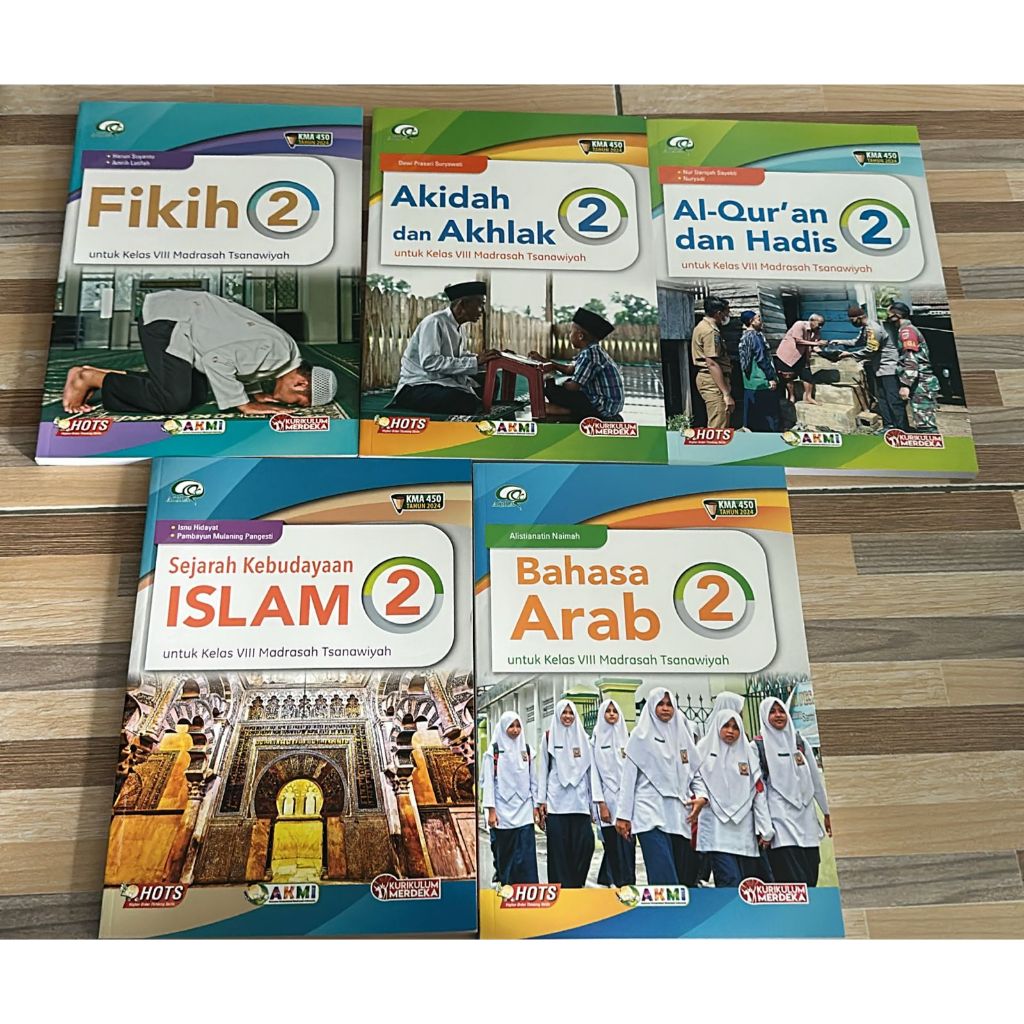 Agama Kelas 8 Kurikulum Merdeka SMP MTS Aqila Bahasa Arab SKI Akidah Akhlak Al Qur'an Hadis Fikih