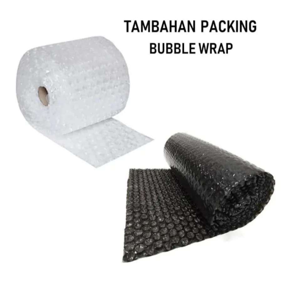 

Bubble Wrap Hitam Tambahan 2 Lapis untuk per 1 Pcs Barang | Extra Bubble Wrap untuk Meminimalisir Kerusakan Barang