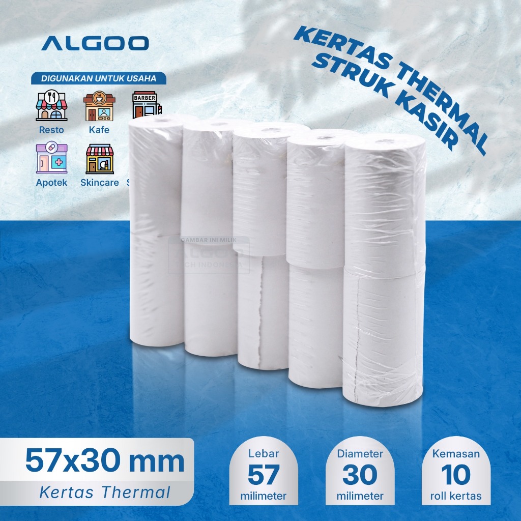 

ALGOO Thermal Paper 57x30 mm