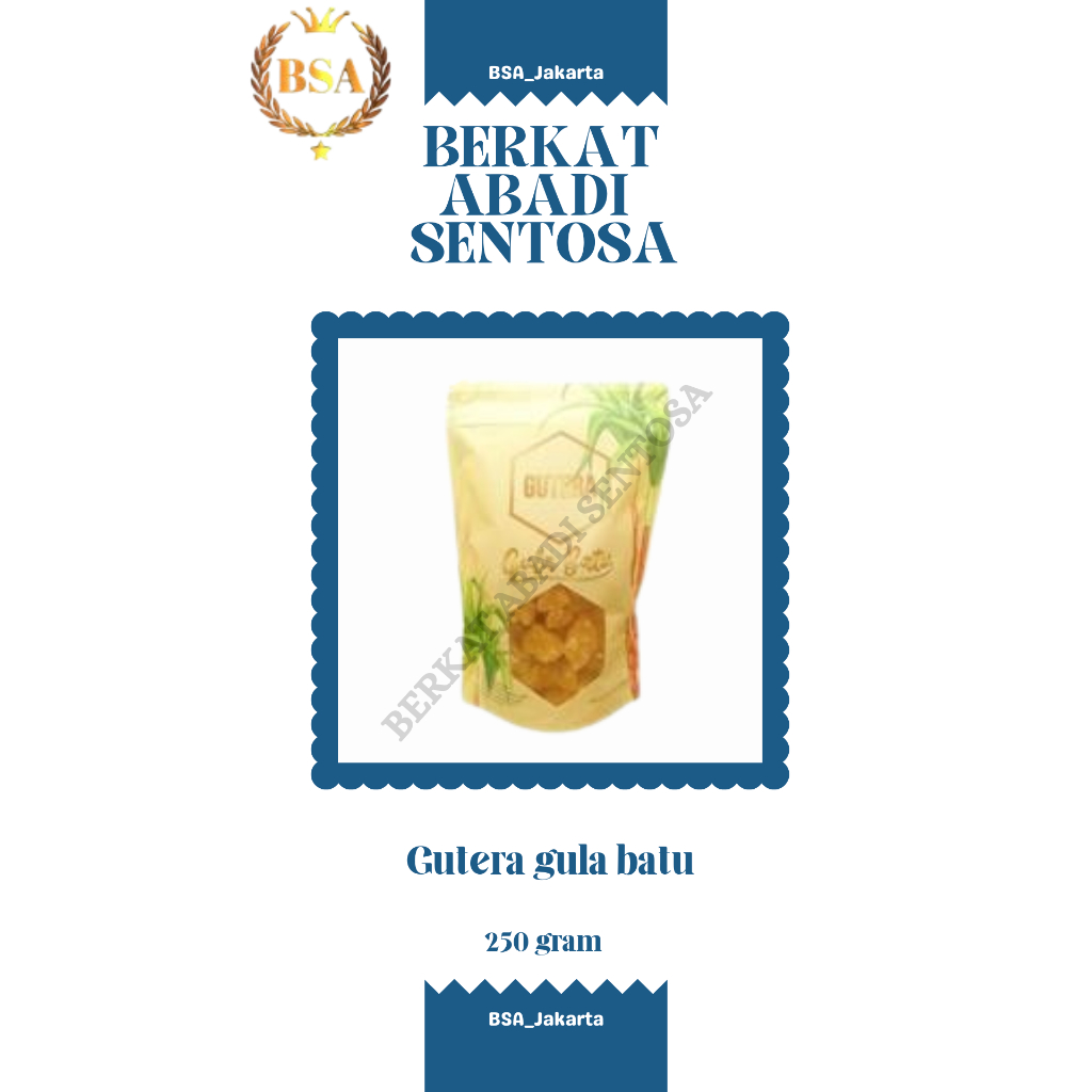 

Gutera gula batu (250 gr)